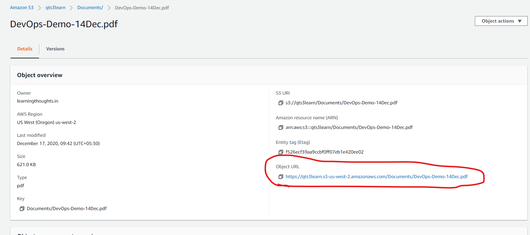 awsstor38 – Direct DevOps from Quality Thought