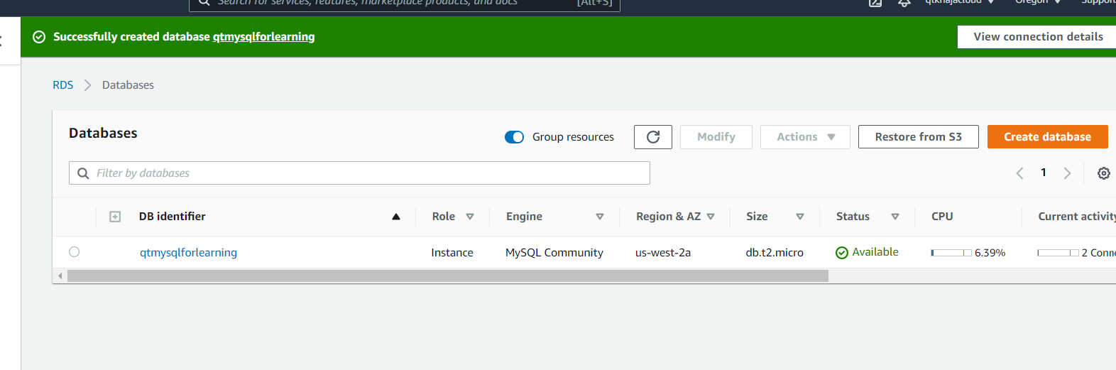 awsdb66 – Direct DevOps from Quality Thought