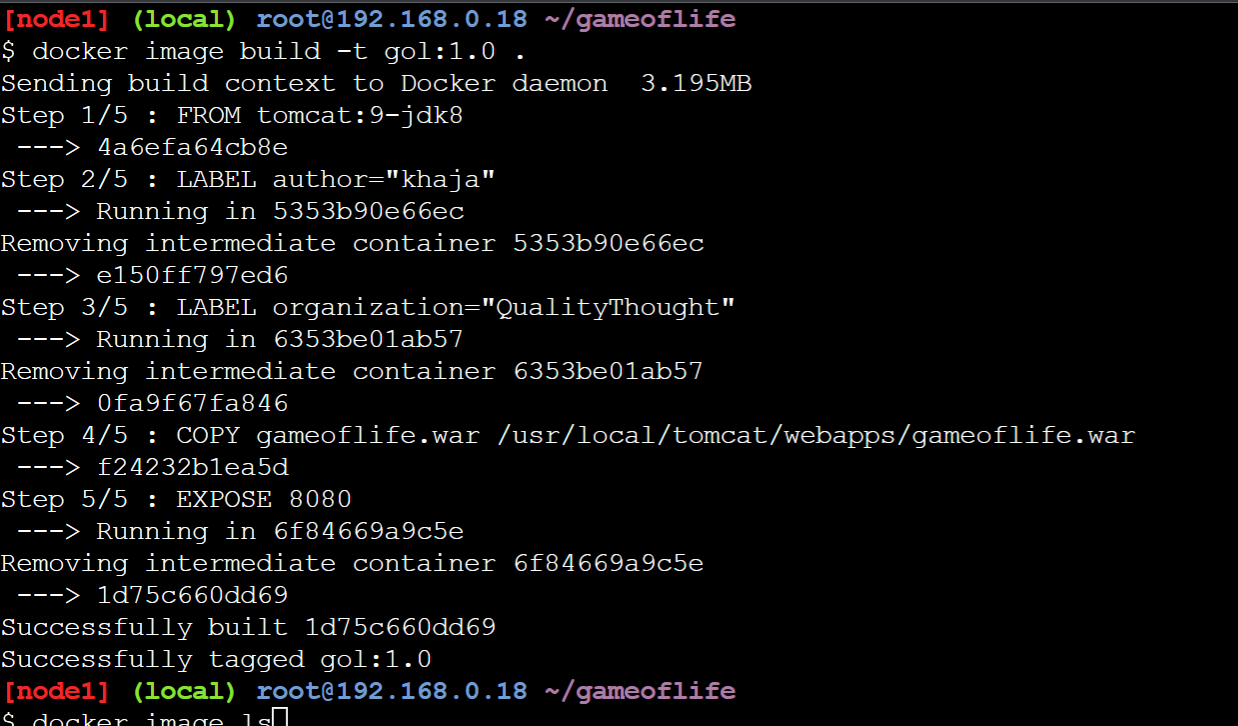 docker62 – Direct DevOps from Quality Thought